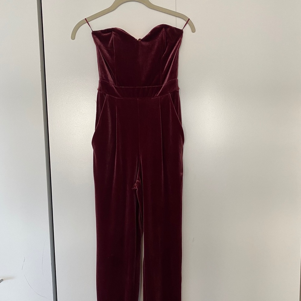 Velvet jumpsuit